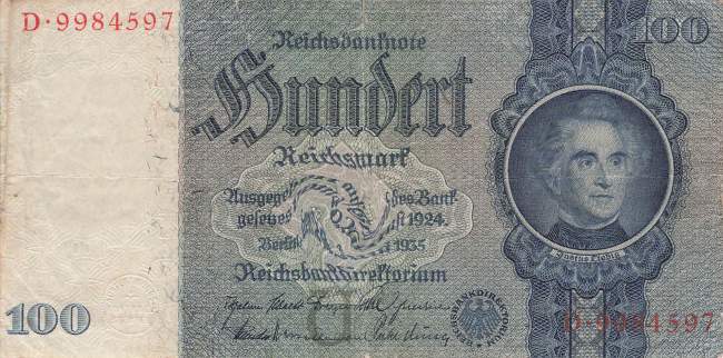 100 Mark 1935 ro.176a U/D
